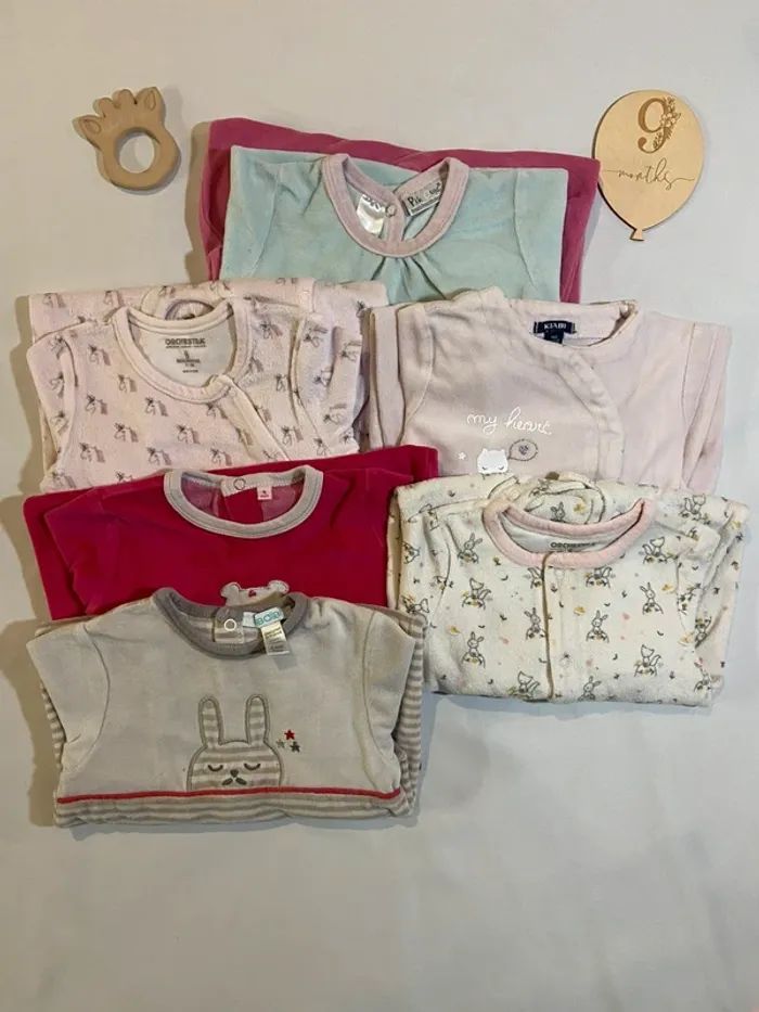 Lot pyjama - 9 mois