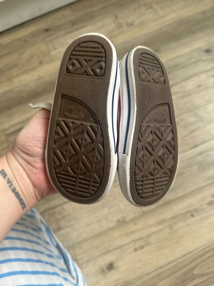 Converse haute blanche taille 23 - photo numéro 6