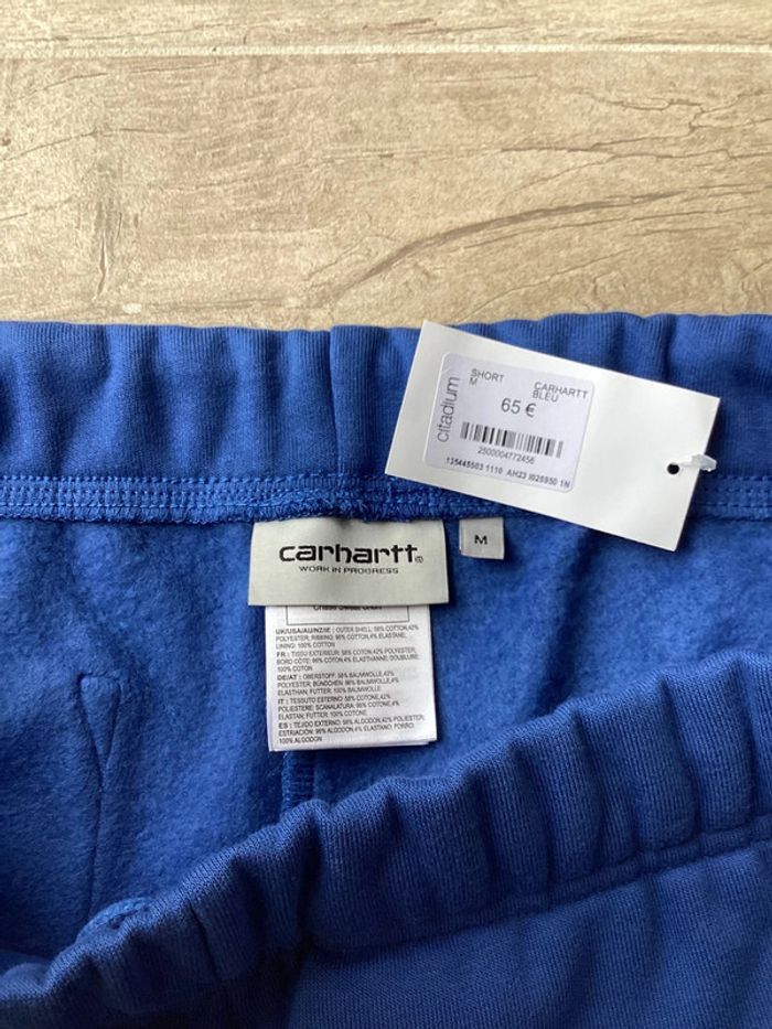 Streetwear 👖 Short  Carhartt M – Bleu – Neuf Jamais porté - photo numéro 3