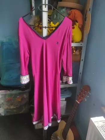 Robe patineuse à motifs ethniques
