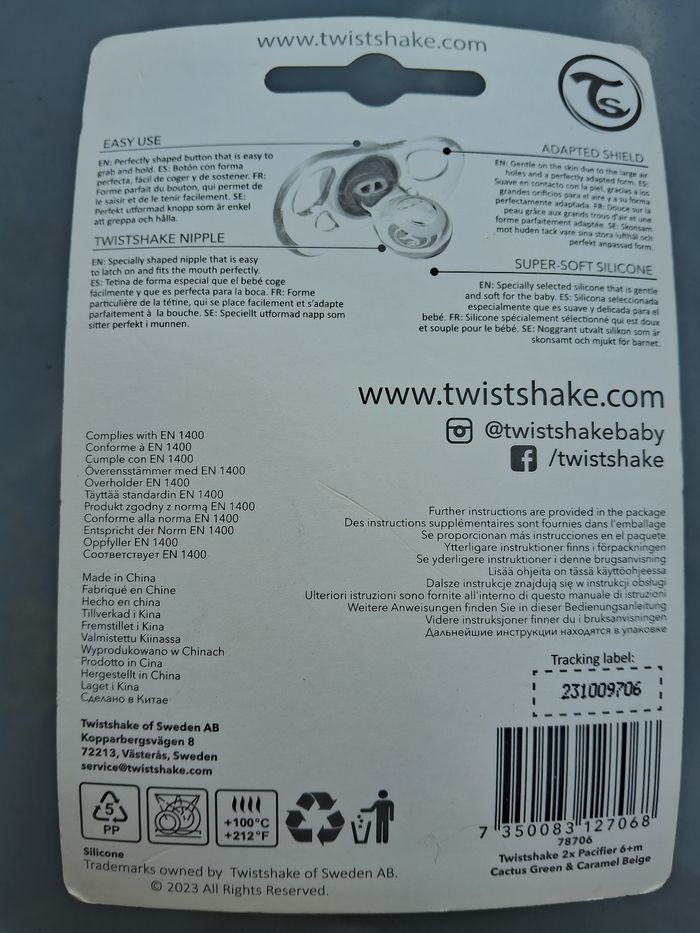 Lot de 2 sucettes/ Twistshake - photo numéro 3