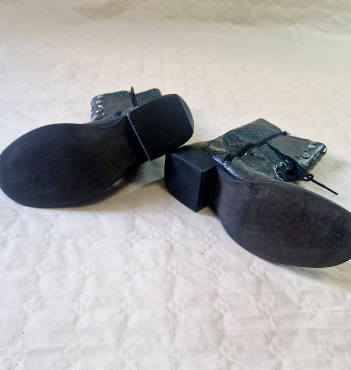 Bottes/ bottines  / Ranger  , femme , Sanche de la rosa  , taille 37 - photo numéro 5