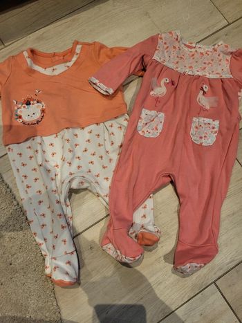 Pyjamas bébé 1mois
