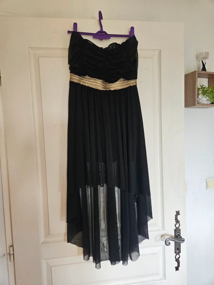 Robe bustier noire - Louis Six