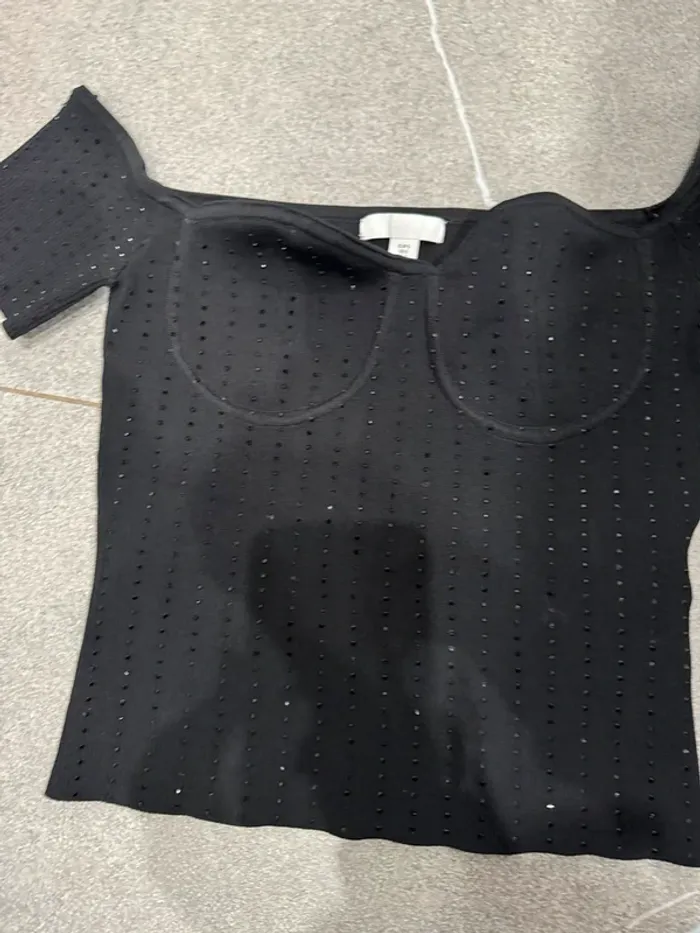 Top a strass h&m - photo numéro 2