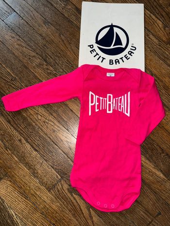 Body petit bateau 12 mois