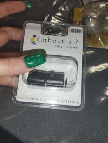 Embout tringle a rideau