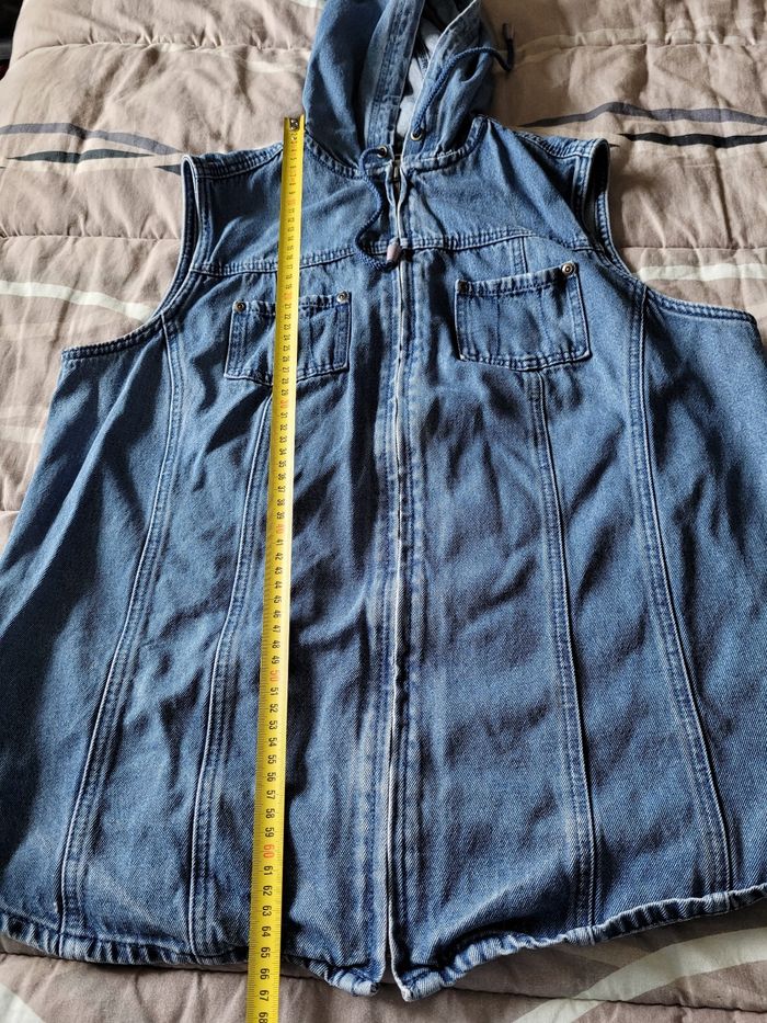 veste en jeans sans manches John baner t46 (10e) - photo numéro 6