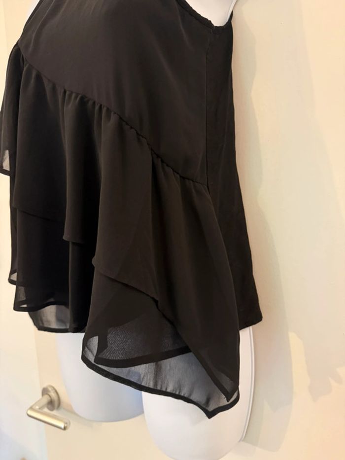 Blouse noire volantée H&M - photo numéro 3