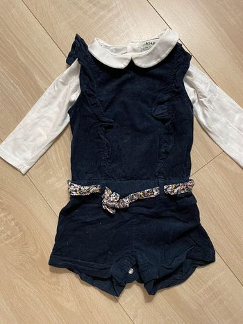 Ensemble combinaison t-shirt manches longues