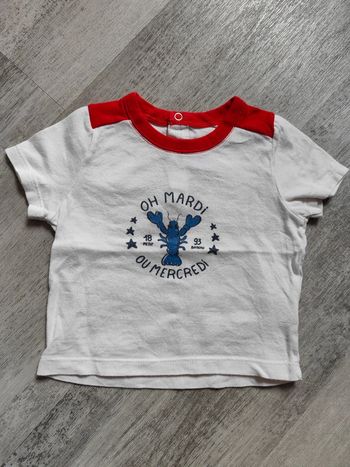 T-shirt bébé mc 🦞 6m