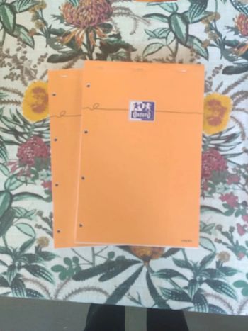 Oxford  2 blocs notes A4 grands carreaux