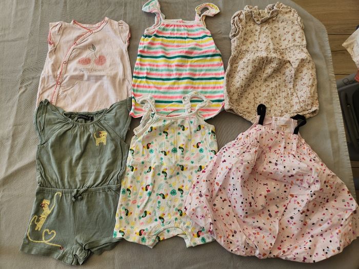 Lot 48 vêtements 12 mois été fille - photo numéro 7