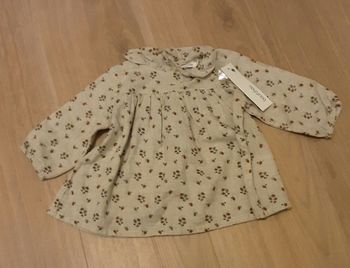Blouse fleurs 9 mois Bout'chou 
