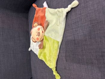 Doudou mouchoir singe 