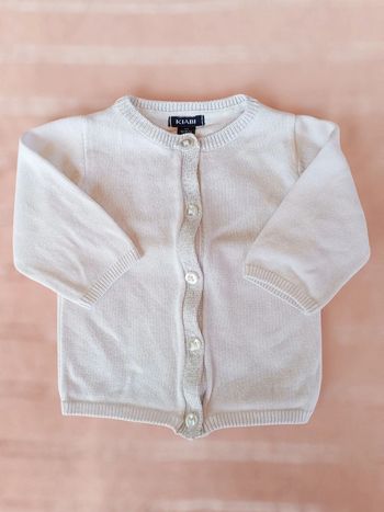 🔸Gilet Blanc - Kiabi 1 Mois🔸