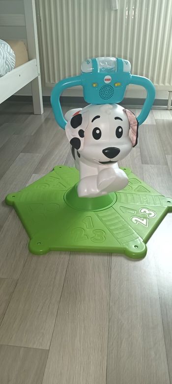 Chien à bascule avec musique "fisher-price"
