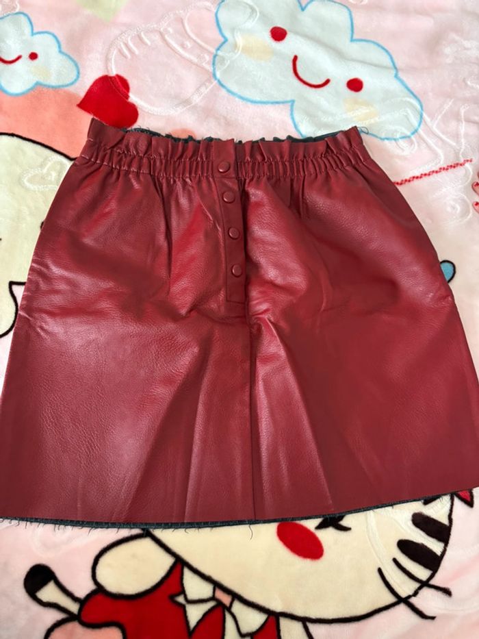 Jupe bordeaux