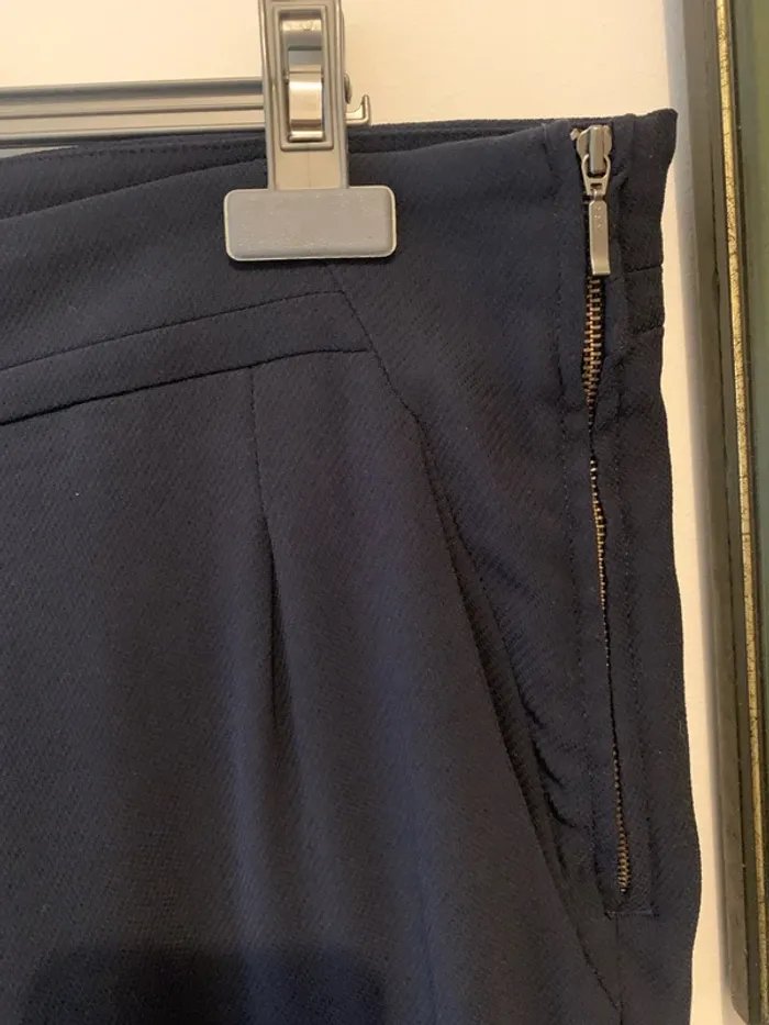 Pantalon cigarette marine Camaïeu - photo numéro 2