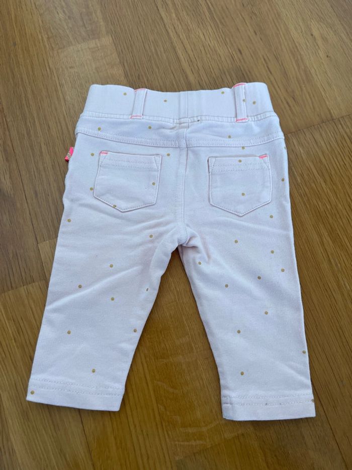 Legging effet jeans rose neuf fille taille 3 mois Billieblush - photo numéro 2