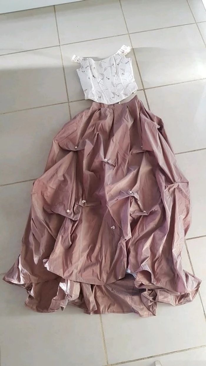 Robe de mariée Taille 40 (jupe et bustier)