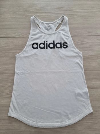 Debardeur blanc et noir - Adidas - Taille S