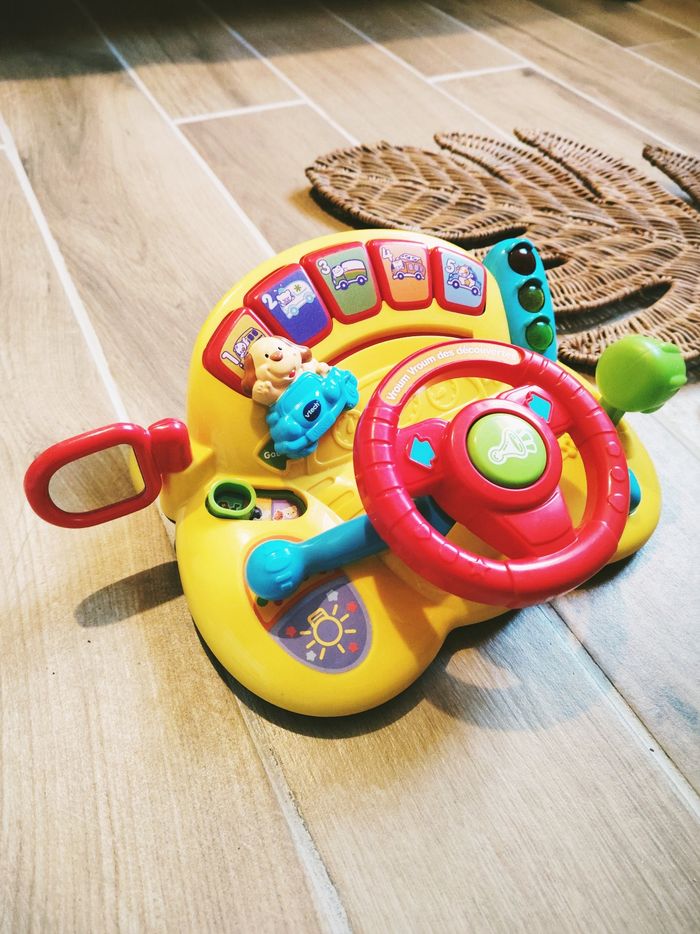 🚗Tableau de bord voiture/Volant Vroum Vroum électronique sonore et lumineux marque Vtech - photo numéro 3