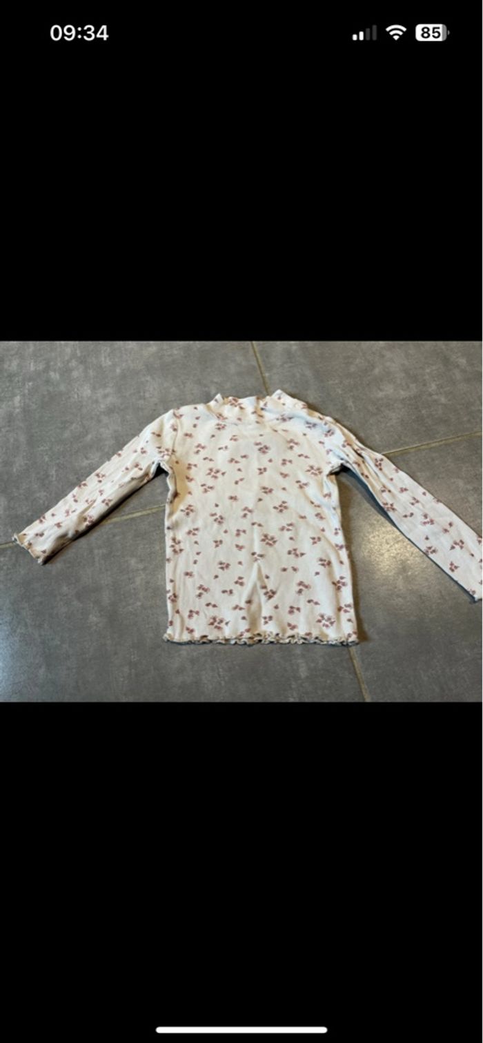 Lot de 5 tshirts manches longues fille - photo numéro 4