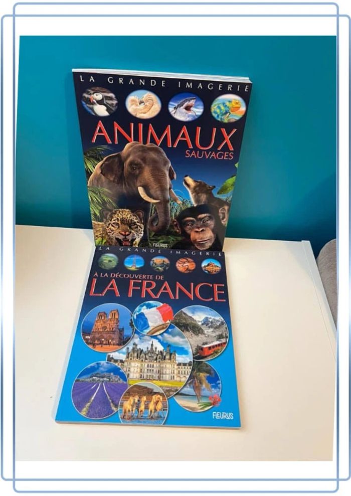 2 grand livres la grande imagerie édition fleurus