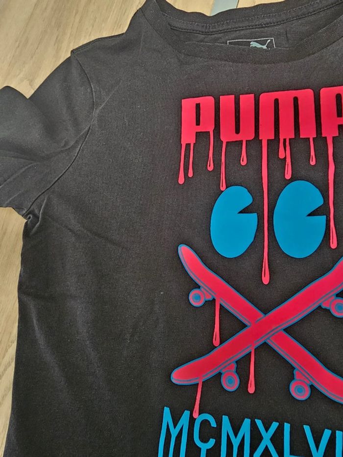 TEE shirt puma fille 10 ans + 1 gratuit - photo numéro 2