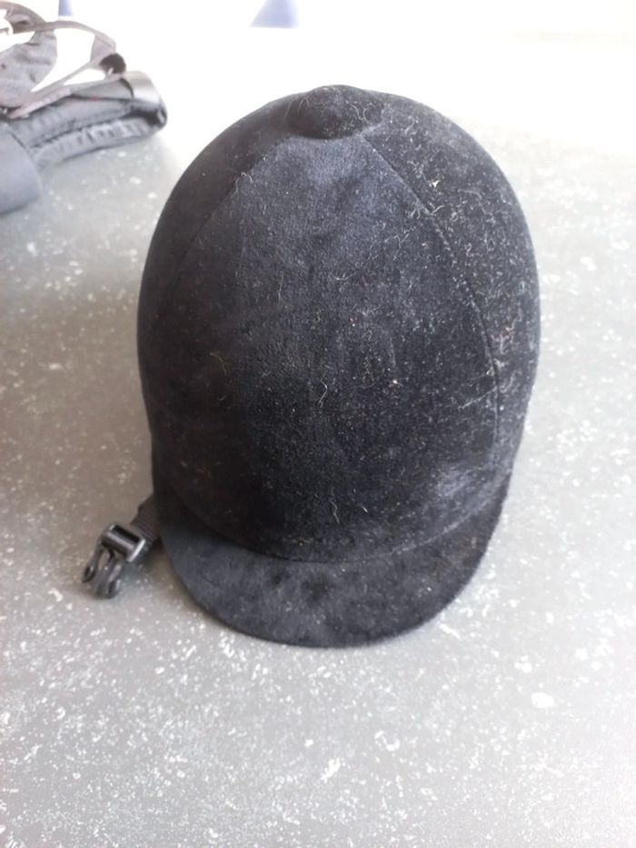 Bombe d équitation S 53 cm fouganza velours