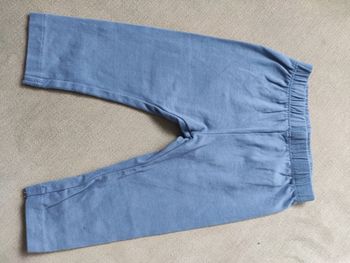 Legging bleu tex 6 mois