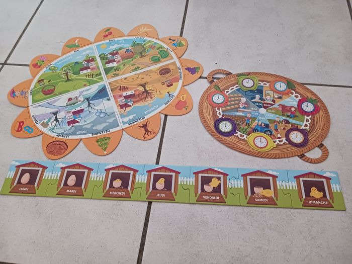 Jeu d'éveil heures, mois et saisons - photo numéro 3