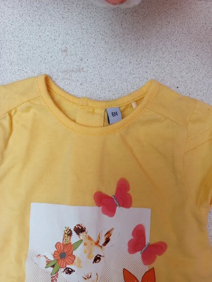 Ensemble t-shirt + legging neuf 6mois - photo numéro 3