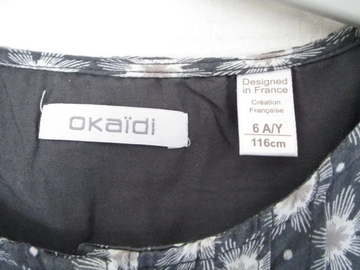 Combinaison été grise Okaïdi 6 ans TBE - photo numéro 6