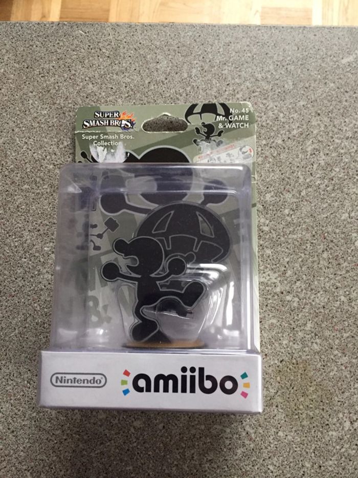 Figurine Amiibo Super Smash Bros Mr. Game & Watch