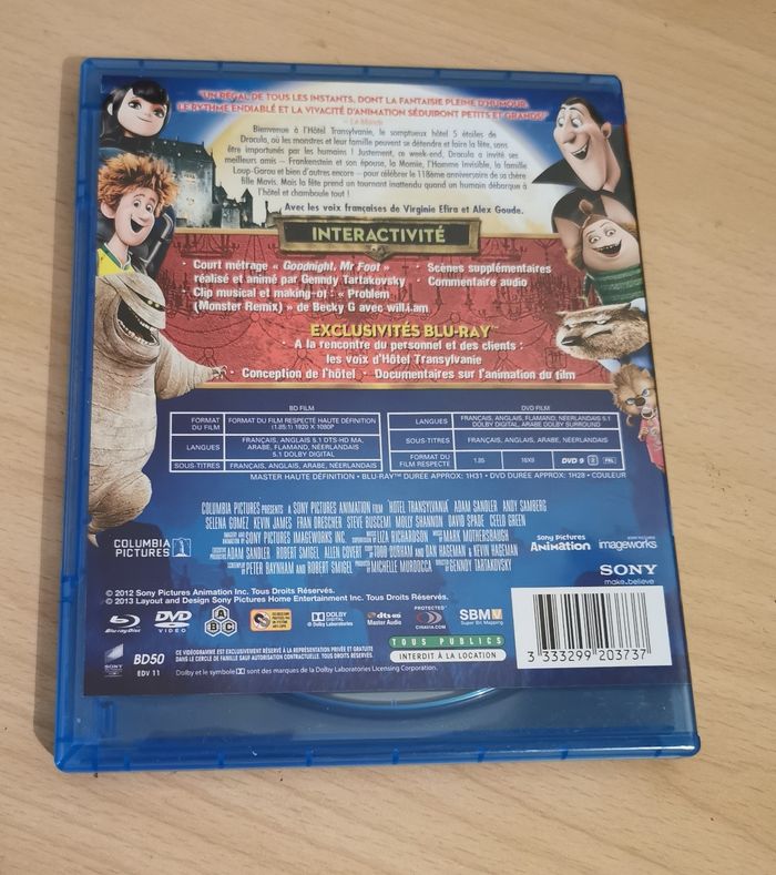 Dvd/Blu-ray Hôtel Transylvanie - photo numéro 2