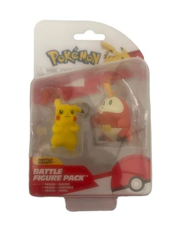 Figurines Pokémon Battle Figure Pack Pikachu et Chochodile Jazwares neuf