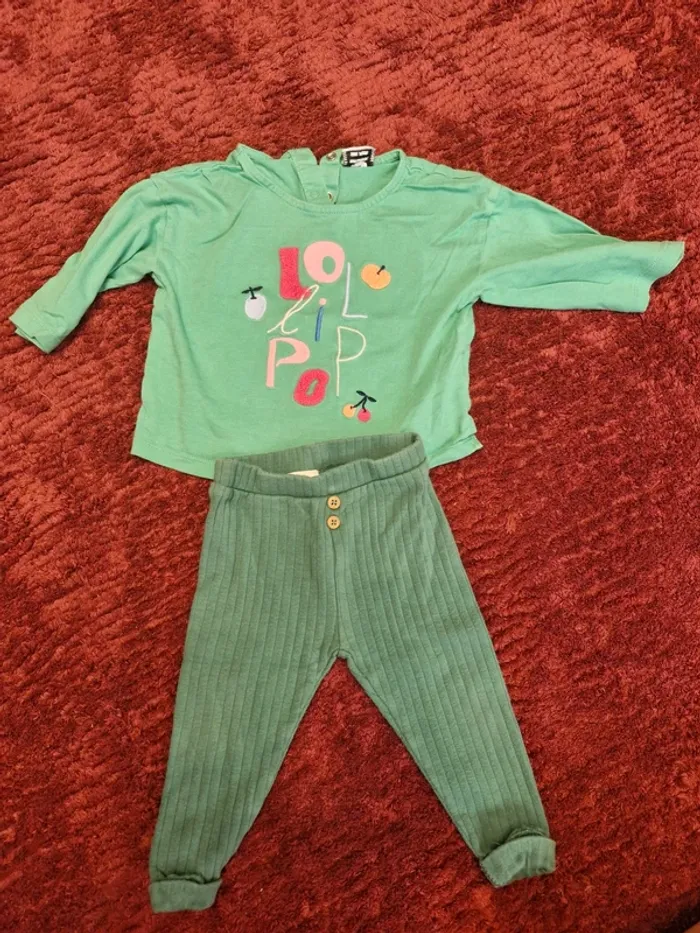 Ensemble pull manches longues + pantalon