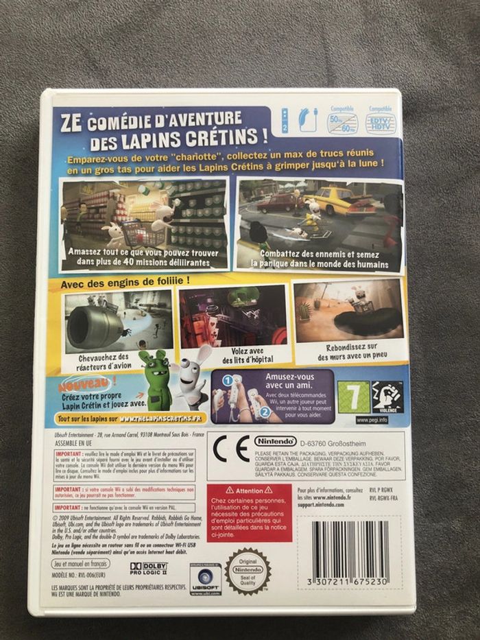 Lapins cretins la grosse aventure wii - photo numéro 2