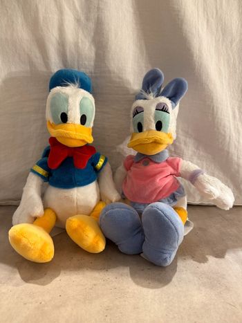 Ensemble de peluches Donald et Daisy Disney