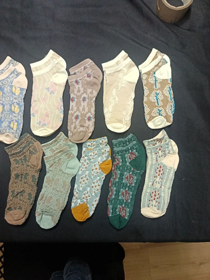 Paire de chaussette vintage - photo numéro 3