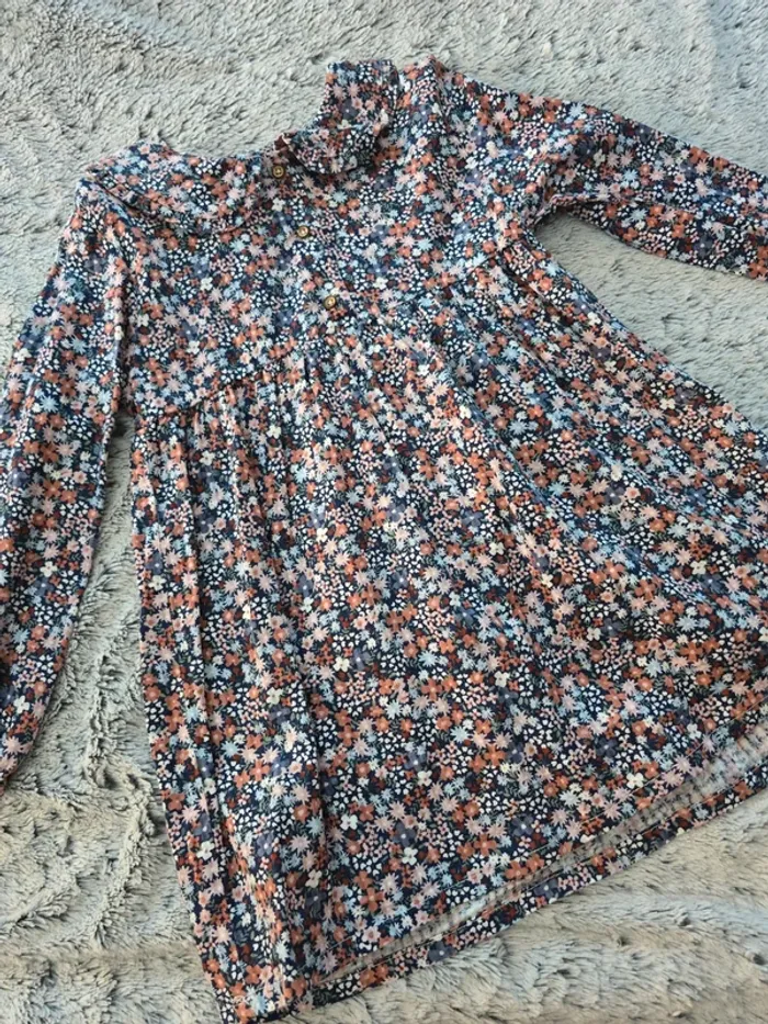 Robe mango fleurie