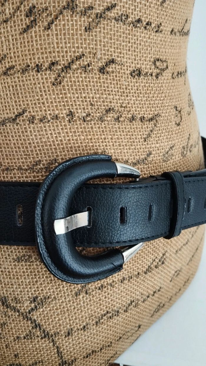 Ceinture noire 90 cm femme - photo numéro 9