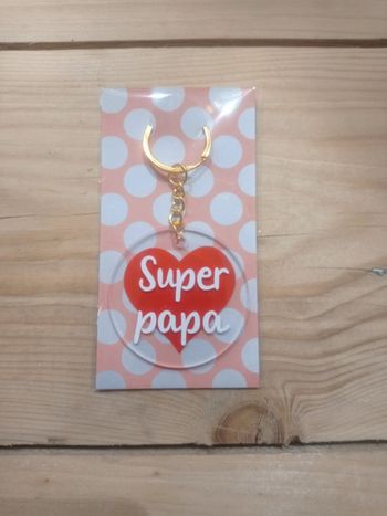 Porte clé super papa