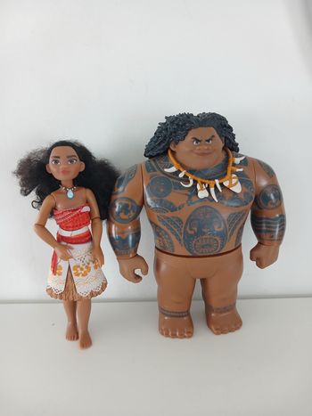 Lot Figurines Moana & Maui - Disney (Hasbro)