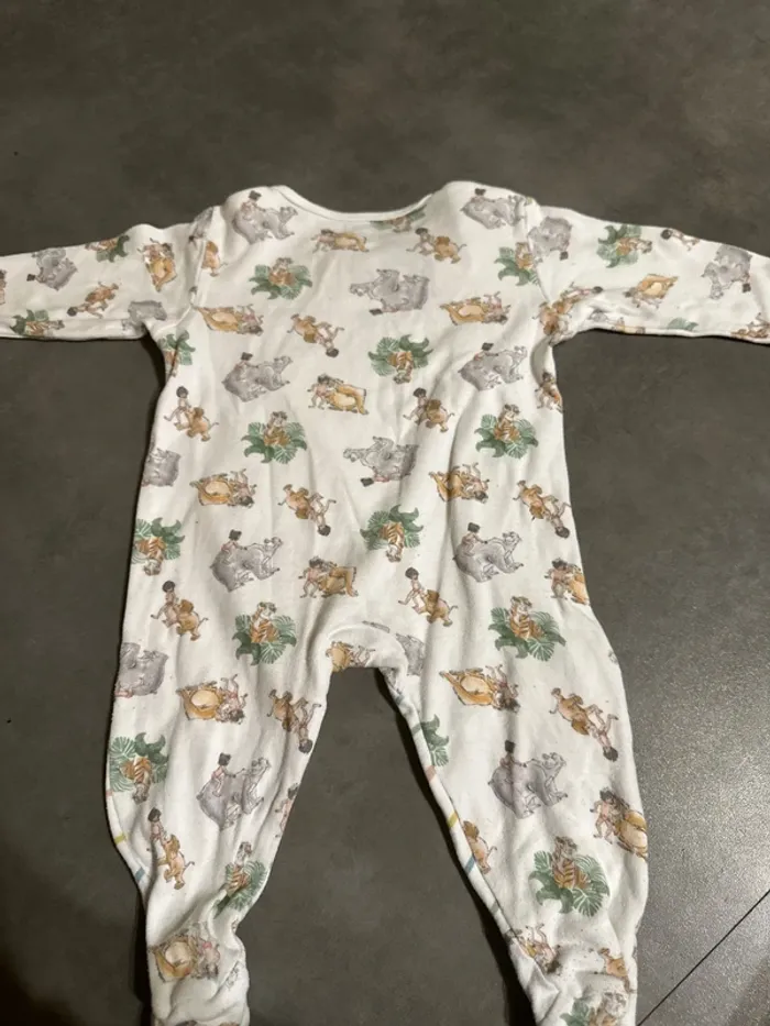 Pyjama livre de la jungle 6 mois - photo numéro 3