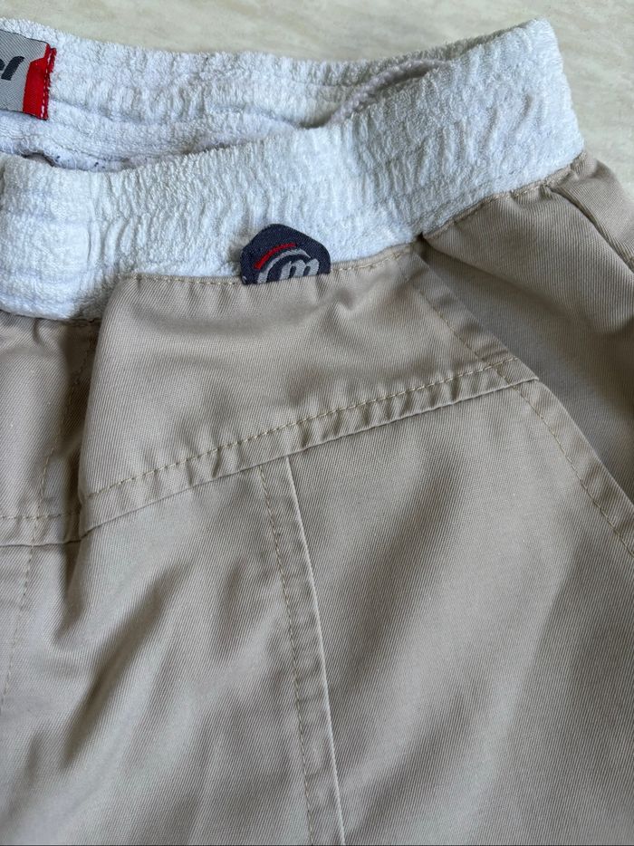 Pantalon cargo vintage pas chère beige Molinel workwear - S - photo numéro 6