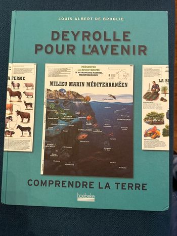 Grand livre Deyrolle pour l’avenir Comprendre la Terre Hoebeke album Louis Albert de Broglie