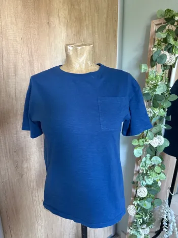 TEE shirt manche courtes bleu roi
